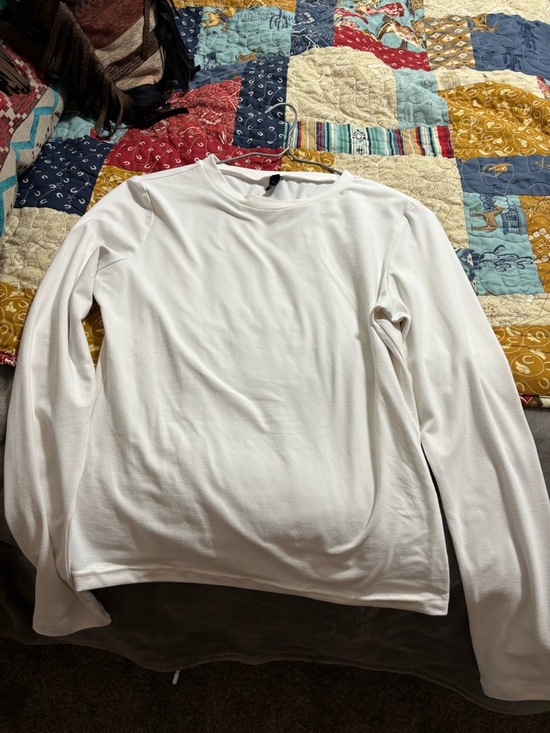 Tops - Women’s  Long-Sleeve Shirt - White